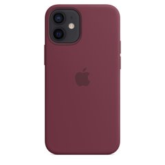 Чехол Apple iPhone 12 mini Silicone Case with MagSafe - Plum (MHKQ3)