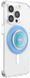 Держатель для телефона PopSockets Phone Grip Compatible with MagSafe - Blue Opalescent Translucent
