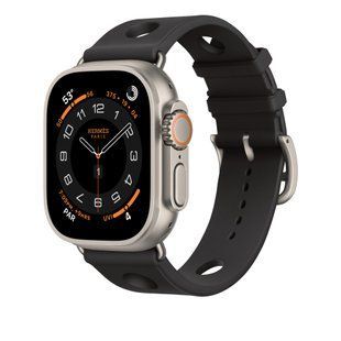 Ремешок Apple Watch Herm&egrave;s - 49mm Noir Scub&rsquo;H Diving (MGNA4)