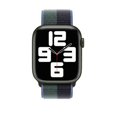 Ремінець Apple Sport Loop Watch 45mm Midnight/Eucalyptus (MN5U3)