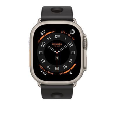 Ремешок Apple Watch Herm&egrave;s - 49mm Noir Scub&rsquo;H Diving (MGNA4)