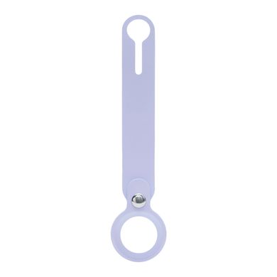 Светло-фиолетовый силиконовый ремешок для AirTag