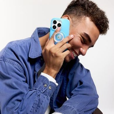 Держатель для телефона PopSockets Phone Grip Compatible with MagSafe - Blue Opalescent Translucent