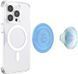 Держатель для телефона PopSockets Phone Grip Compatible with MagSafe - Blue Opalescent Translucent