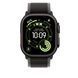 Ремешок Apple 49mm Black/Charcoal Trail&nbsp;Loop&nbsp;-&nbsp;S/M - Black Titanium Finish (MG9T4)
