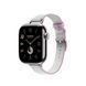 Ремешок Apple Watch Herm&egrave;s - 42mm Platine/Mauve Twill Jump Attelage Single Tour (MDFP4)