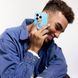 Держатель для телефона PopSockets Phone Grip Compatible with MagSafe - Blue Opalescent Translucent