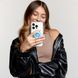 Держатель для телефона PopSockets Phone Grip Compatible with MagSafe - Blue Opalescent Translucent