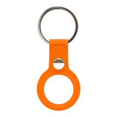 Оранжевый силиконовый брелок для Apple AirTag