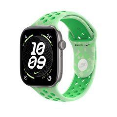 Ремешок Apple 46mm Green Spark Nike Sport Band - S/M (MKTX4)