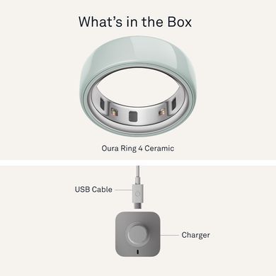 Смарт-кольцо Oura Ring 4 Ceramic - Tide