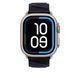 Ремінець Apple Watch Herm&egrave;s - 49mm Noir/Bleu Nuit En Mer (MHXT4)