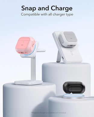 Чохол ESR Orbit Hybrid Case (HaloLock) with MagSafe для AirPods 4 - Pink