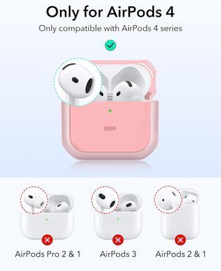 Чохол ESR Orbit Hybrid Case (HaloLock) with MagSafe для AirPods 4 - Pink