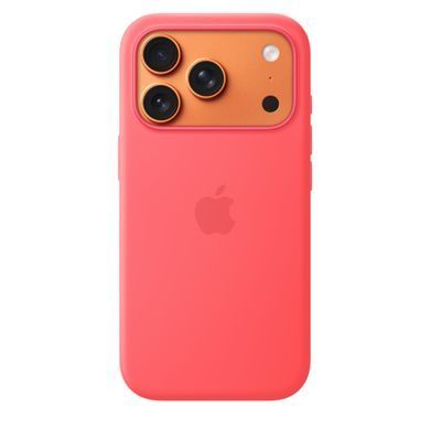 Чохол Apple iPhone 17 Pro Silicone Case with MagSafe &ndash; Bright Guava (MHW04)