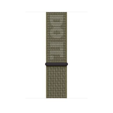 Ремінець Apple Nike Sport Loop Watch 45mm Sequoia/Pure Platinum (MPJ23)