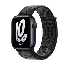 Ремешок Apple Nike Sport Loop Watch 45mm Black/Summit White (MPJ13)