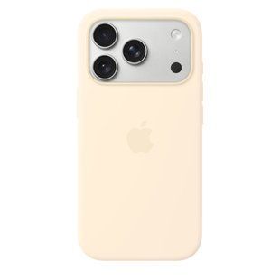 Чехол Apple iPhone 17 Pro Silicone Case with MagSafe &ndash; Vanilla (MHVX4)