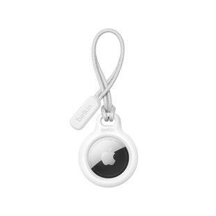 Чехол пластиковый со шнурком Belkin Secure Holder with Strap for AirTag &ndash; White (HNPW2)