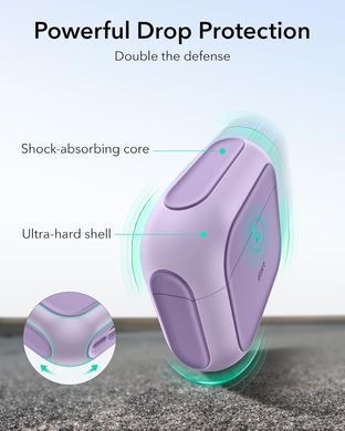 Чехол ESR Orbit Hybrid Case (HaloLock) with MagSafe для AirPods 4 - Lavender