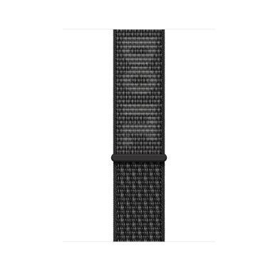 Ремешок Apple Nike Sport Loop Watch 45mm Black/Summit White (MPJ13)
