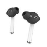 Черные силиконовые вакуумные накладки для AirPods 1 / 2 / EarPods