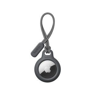Чехол пластиковый со шнурком Belkin Secure Holder with Strap for AirTag &ndash; Black (HNPV2)