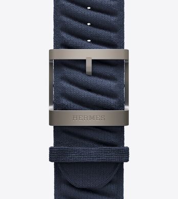 Ремінець Apple Watch Herm&egrave;s - 49mm Bleu Nuit En Mer (MXJA3)