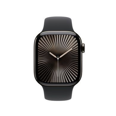 Ремінець Apple 42mm Black Sport Band - S/M (MXLJ3)