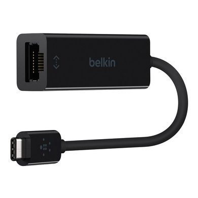 Сетевой адаптер Belkin USB-C to Gigabit Ethernet Adapter - Black