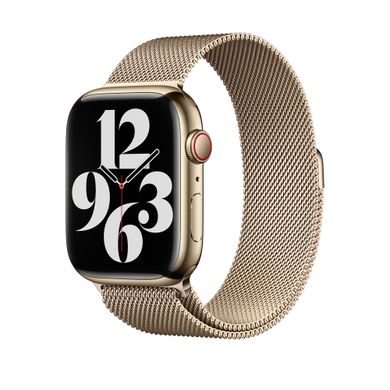 Ремінець Apple Gold Milanese Loop для Watch 45mm (ML763)