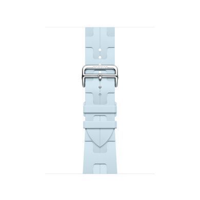Ремешок Apple Watch Herm&egrave;s - 42mm Bleu Acier Kilim Single Tour (MDFF4)