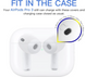 Накладки силиконовые для AirPods Pro 3 - Белые