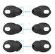 Комплект чорних силіконових вакуумних накладок для AirPods 3