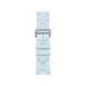 Ремешок Apple Watch Herm&egrave;s - 42mm Bleu Acier Kilim Single Tour (MDFF4)