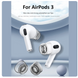 Накладки поліуретанові вакуумні чорні для AirPods 3 / 4 - Розмір S