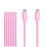 Кабель Beats USB‑C to USB‑C Woven Cable (1.5 m) ‑ Power Pink (MK8P4)