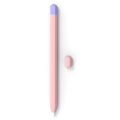 Силіконовий чохол для Apple Pencil 1 - рожевий з фіолетовим