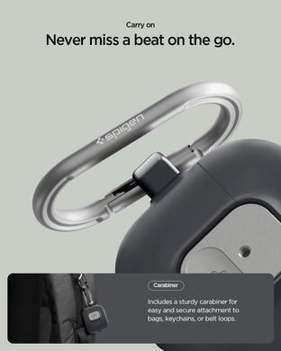 Чехол Spigen Nano Pop for AirPods Pro 3 Case Secure Locking Clip Embedded - Black Sesame
