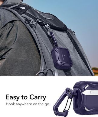 Чохол ESR Cyber Tough Case (HaloLock) with MagSafe для AirPods 4 - Purple