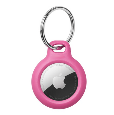 Чехол пластиковый с кольцом для AirTag - Розовый