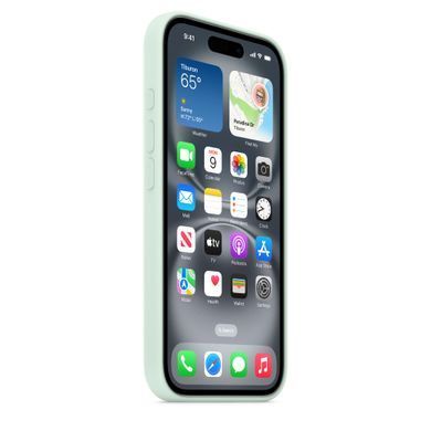Чохол Apple iPhone 16 Silicone Case with MagSafe - Aquamarine (MDGP4)