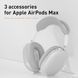 Комплект накладок для наушников Apple AirPods Max - Прозрачный/Серый