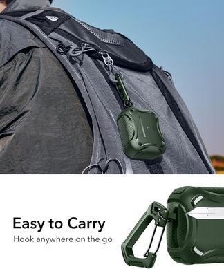 Чехол ESR Cyber Tough Case (HaloLock) with MagSafe для AirPods 4 - Green