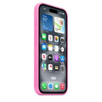 Чохол Apple iPhone 16 Silicone Case with MagSafe - Peony (MDGM4)