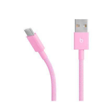 Кабель Beats USB-A to USB-C Woven Cable (1.5 m) &ndash; Power Pink (MK8R4)