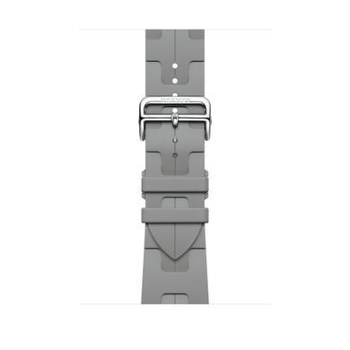 Ремнінець Apple Watch Herm&egrave;s - 46mm Gris Kilim Single Tour (MDFH4)