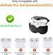Чехол кожаный с карабином AirPods Pro 3 - Красный