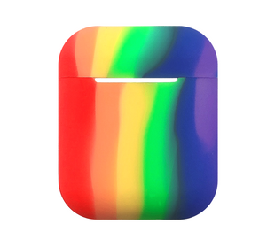 Чехол силиконовый для AirPods 1 / 2 - Радужный