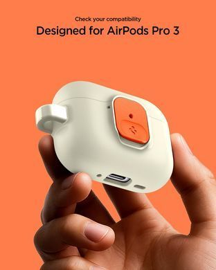 Чехол Spigen Nano Pop for AirPods Pro 3 Case Secure Locking Clip Embedded - Orange Beige